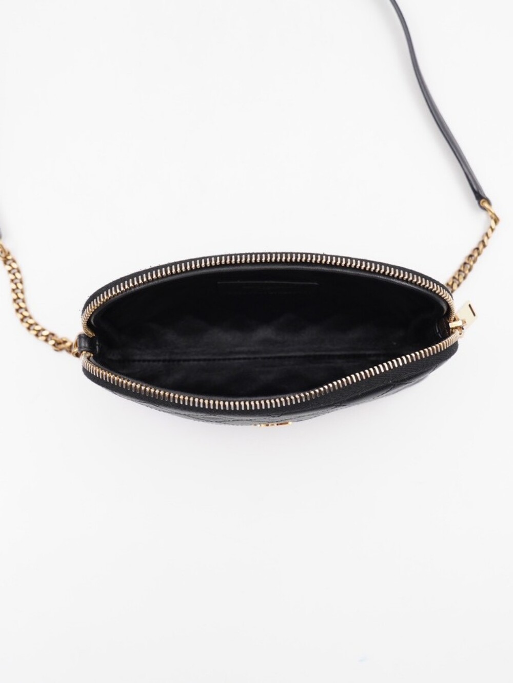 CK64 💕 Saint Laurent Lambskin Quilted Gaby Zipped Crossbody - Picture 12 of 13